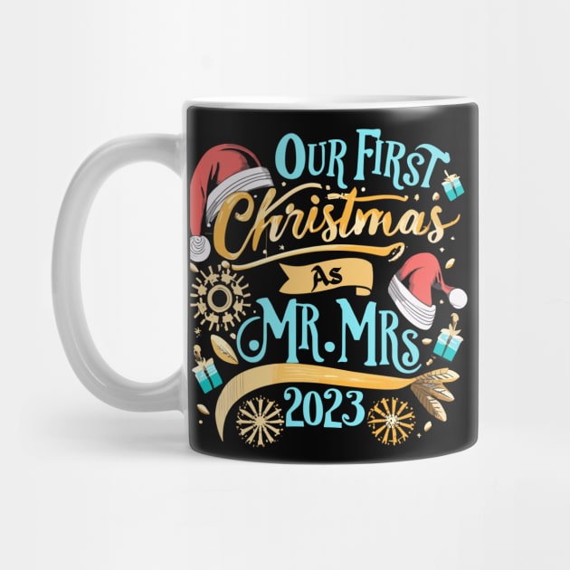 our first christmas as mr and mrs 2023 by Tee-riffic Topics